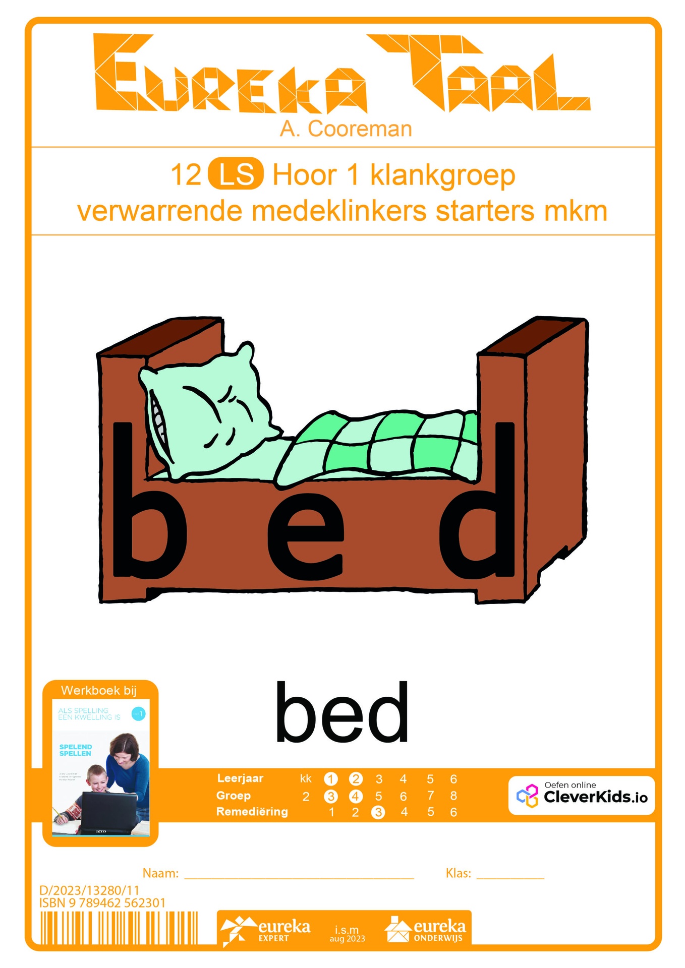 Eureka Taal 1 & 2 LS Hoor | Bed verwarrende medeklinkers starters mkm