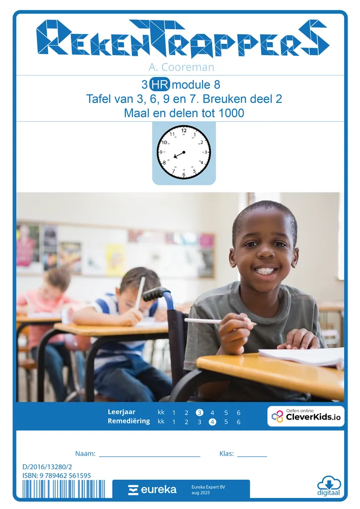 RekenTrapperS 3 HR mod 8 | Tafels van 3, 6, 9 en 7. Breuken deel 2. Maal en delen tot 1000