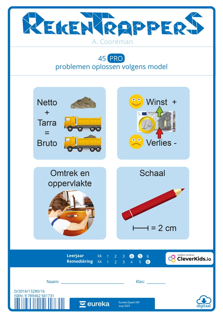 RekenTrapperS 45 PRO | Problemen oplossen volgens model